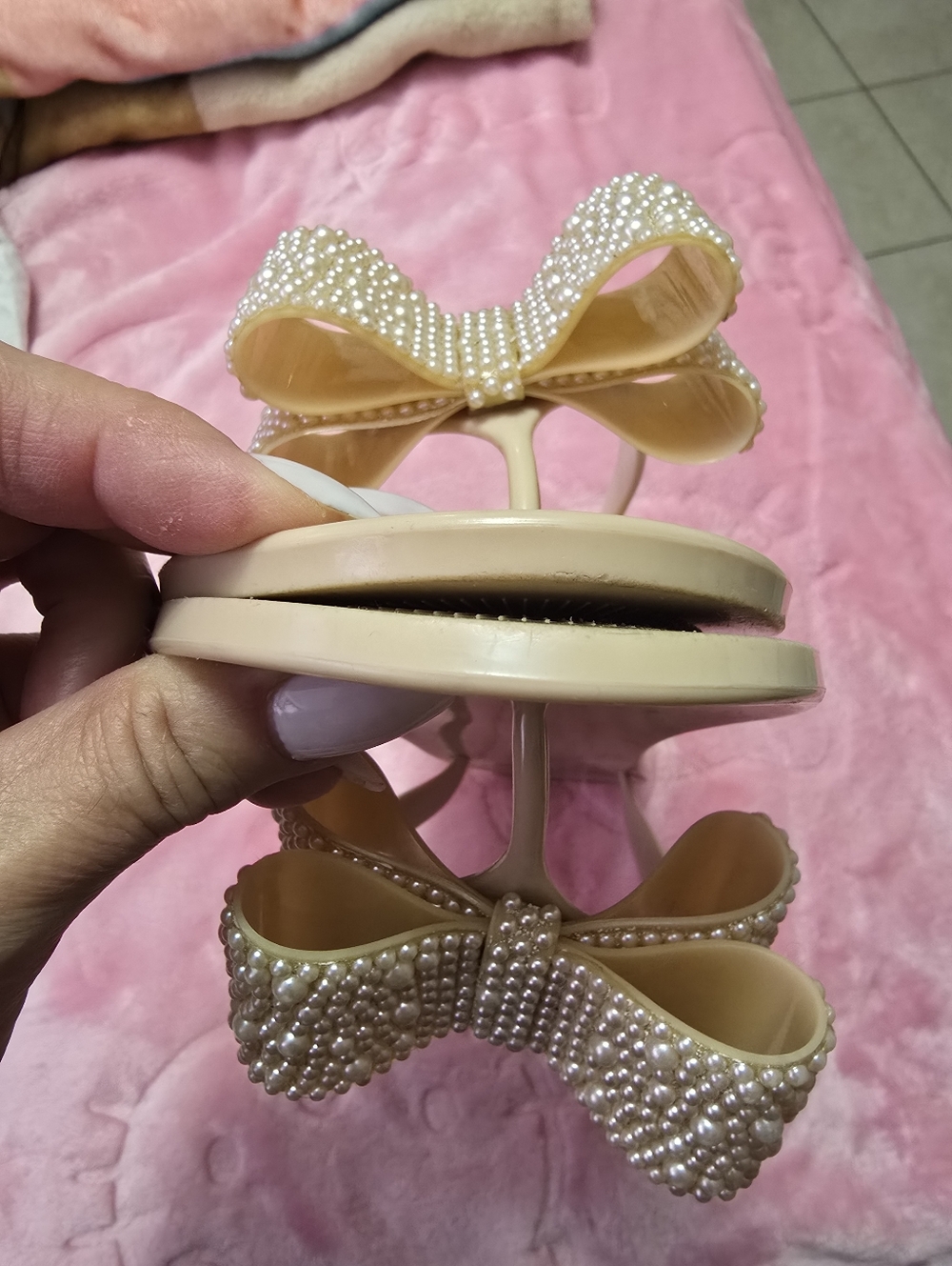 INC International Concepts Jelly Bow Sandals - Picture 7 of 8